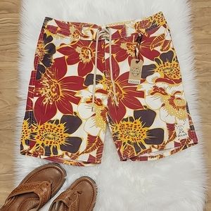 3rd & ARMY | Floral Print Board Shorts